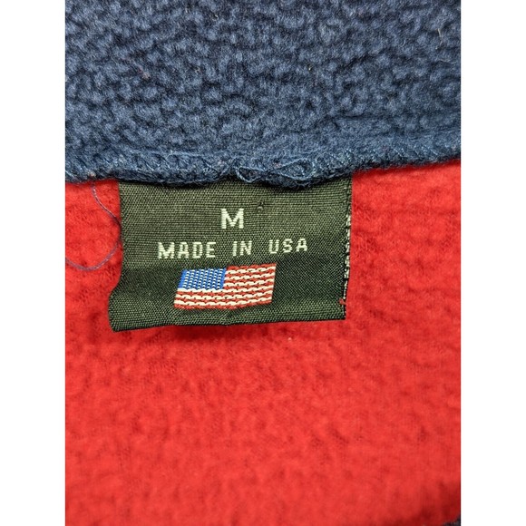Alaska 1/4 zip red pullover Size M, Men's Made in USA - Picture 3 of 5